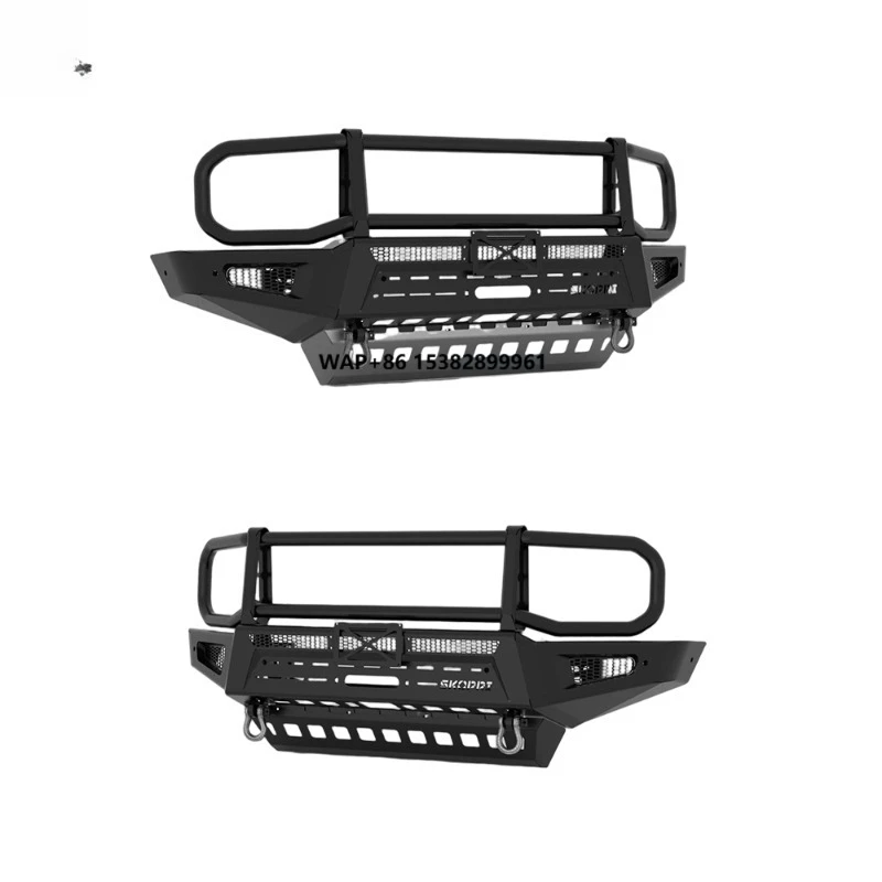 Heavy-Duty High-Strength Manganese Steel Front Bumper for JETOUR Shanhai T2, Off-Road & Winch Ready