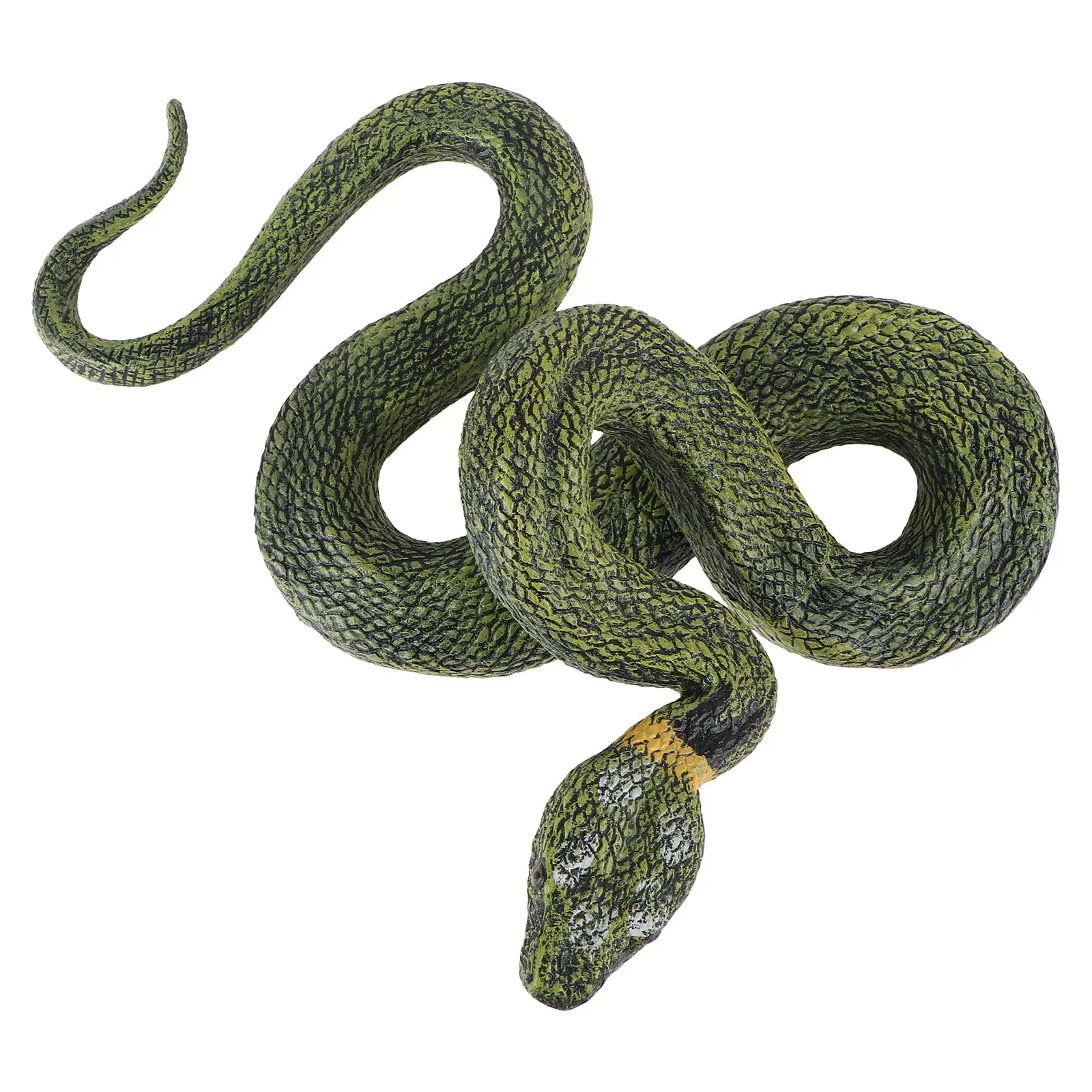 

1Pcs Brightly Colored Fake Snake Realistic Prank Prop Lifelike Boa Halloween Decor Fake Snake