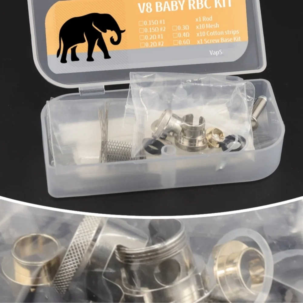 6 Various TFV8 Reconstruction V8 Baby Repair Tools Kit SMRT Style Replacement Screw Base Set