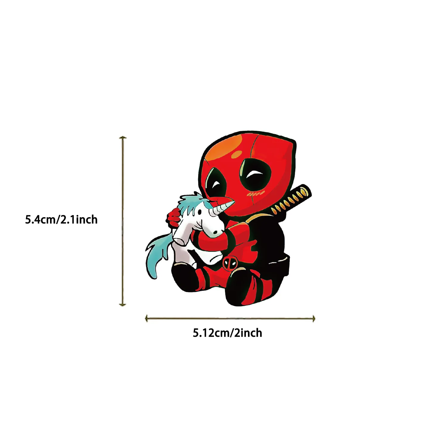 10/30/50PCS Deadpool & Wolverine Disney Stickers Decals Decoration Suitcase Scrapbooking Phone Laptop Stationery Kid Sticker