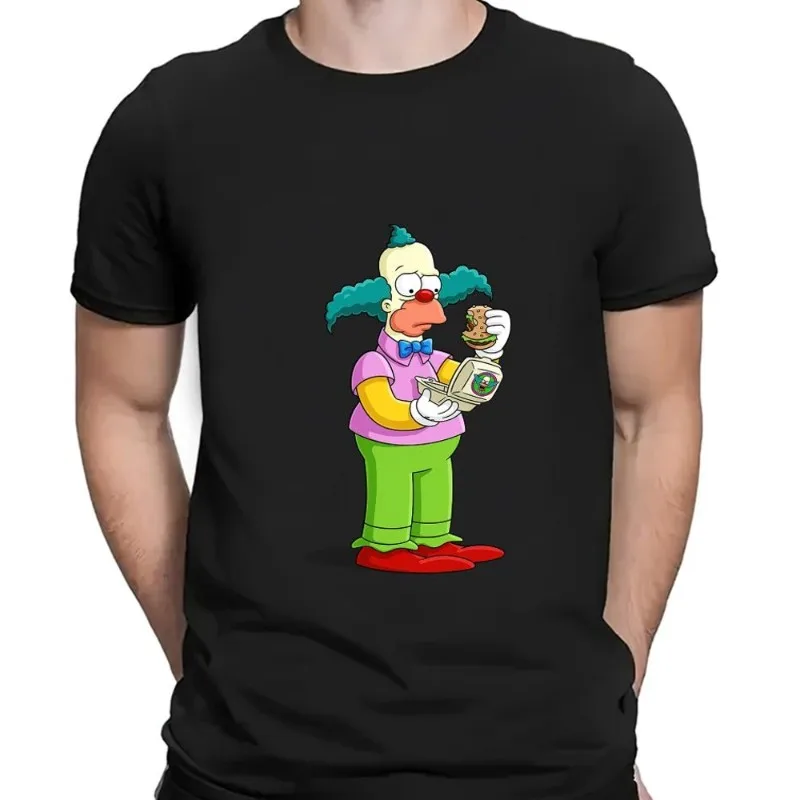 MINISO Cartoon The S-Simpsons T Shirt Men Couple Combination Clothes Short Sleeve Collar Fashion Women Cotton