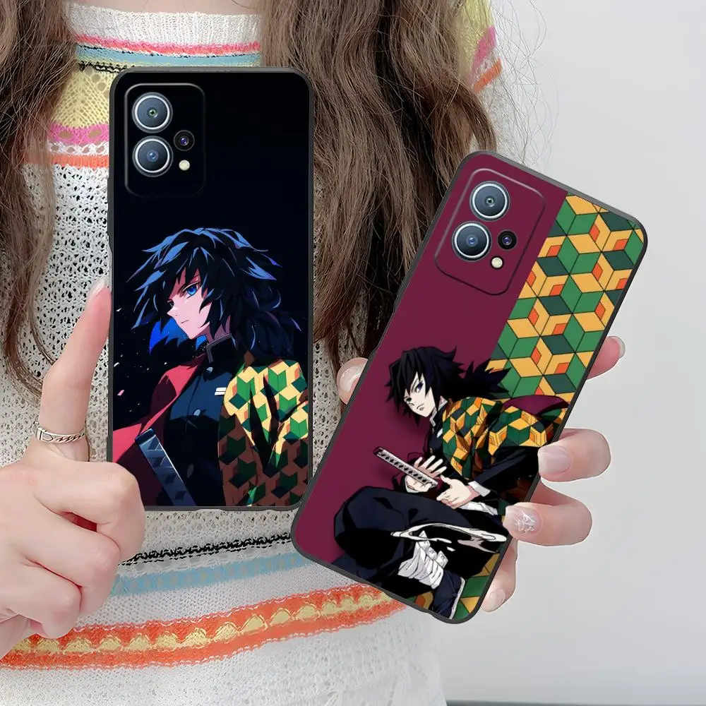 

Demon Slayer Giyu Tomioka Phone Case for Huawei P60 P50 P40 P30 P20 P10 P9 P8 Pro Lite Plus Colour Printing Protective Pretty