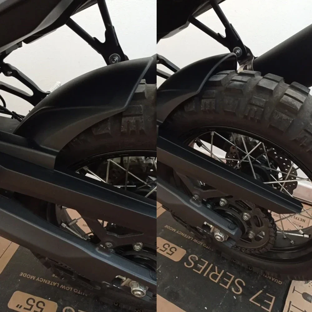 Motorcycle Rear Fender Wheel Cover Hugger Splash Guard Fairing For Yamaha Tenere 700 2019 20 2021 2022 2023 2024 XT700Z Mudguard