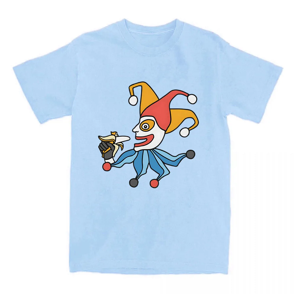 April Fools' Jimbo Print Tees Game Balatro Funny Graphic T-shirt Short Sleeve Cotton Female Tshirts Unisex Streetwear O-neck