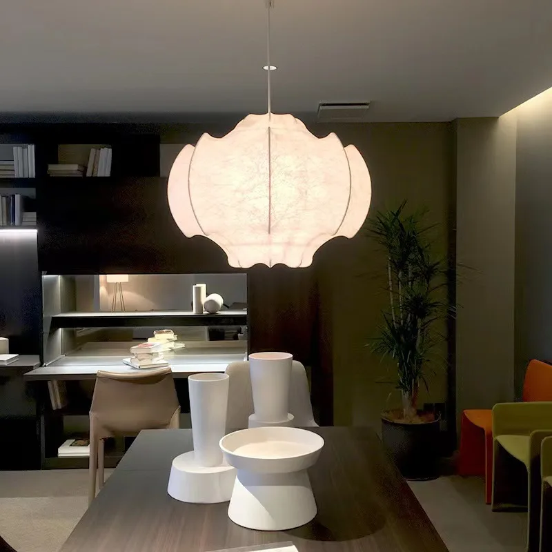 Candelabro de seda de diseño italiano para cocina, accesorio de iluminación LED para decoración del hogar, Isla, Envío Gratis