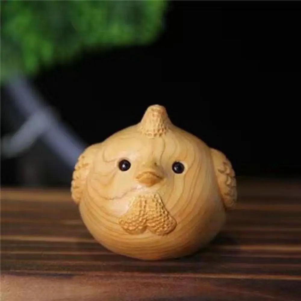 Twelve Zodiac Wood Carving Twelve Zodiac Mini Wood Carving Cute Wood Carving Miniature Ornaments Wooden Zodiac Handicraft