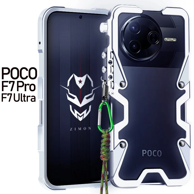For POCO F7 Pro Metal Bumper Case Aluminum Metal Frame Cover Shockproof Funda For POCO F7 Pro Case POCO F7 Ultra