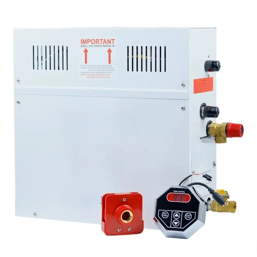15KW 18kw 220v 380V Steam Generator Household Steam Bath Sauna D ry Stream Furnace Wet Steam Steamer Digital Controller