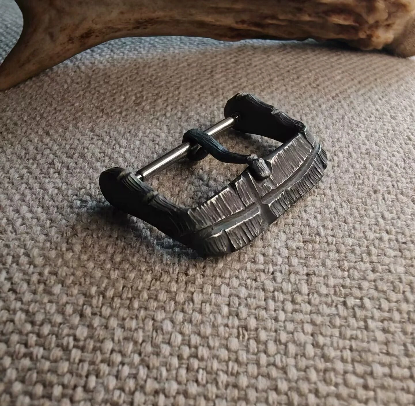 Hand-Hammered Pattern Classic TIanium Alloy Watch Buckle Watch Band Accessories16mm ,18m,20mm
