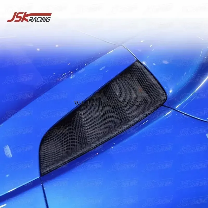 Wmwmnu Dry Carbon Fiber Rear Engine Air Vent Cover for 488 Spider 2015 2016 2017 Car Styling Accessories