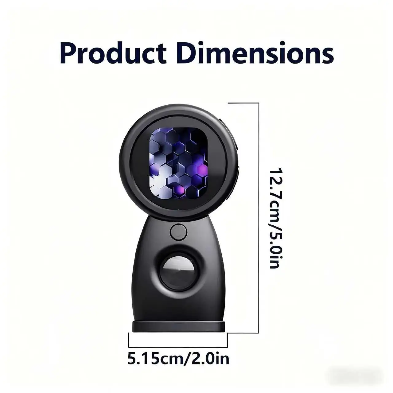 1080P HD Digital Microscope USB Handheld Electronic with LED Lights Adjustable Focus for Coin Jewelry Plant Circuit Inspection