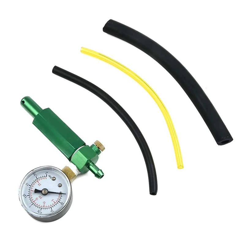 1Set Lawn Mower Parts Tester Gauge Leak Carburetor Valve Adjustment Tool Exhaust Back Pressure Tester