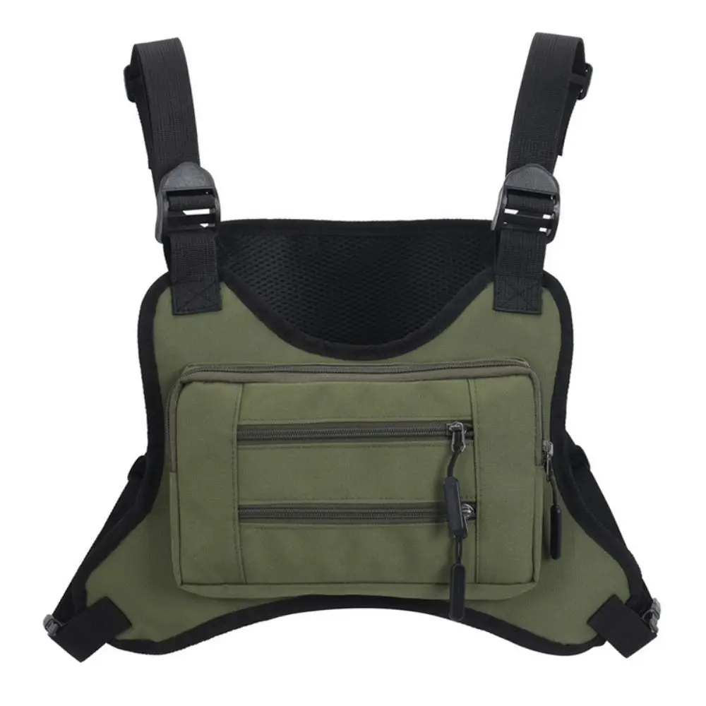 قابل للتعديل سترة رياضية حقيبة مقاومة للماء خفيفة الوزن مولي حقيبة صدر للرجال أكسفورد القماش متعددة الوظائف متعددة الوظائف حقيبة صدر للرجال