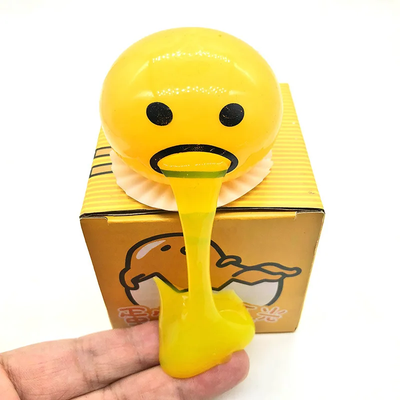 جديد 20 قطعة صفار البيض الإجهاد الإغاثة كرات مع الأصفر Goop تخفيف الإجهاد لعبة مضحك ضغط صعبة ضد الإجهاد مثير للاشمئزاز البيض اللعب