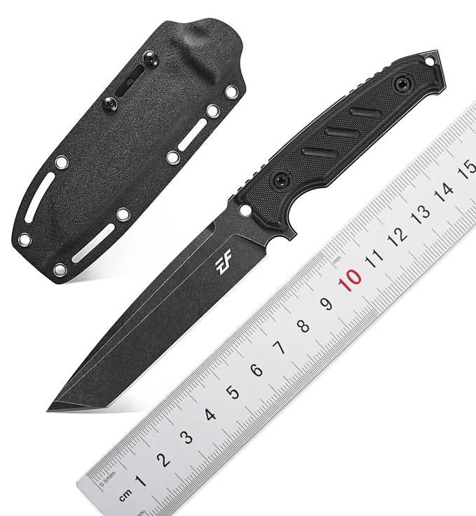 New Eafengrow EF129 Fixed Knife DC53 Steel Tanto Blade G10 Handle Full Tang Fixed Blade Knifes Straight Knife for Working