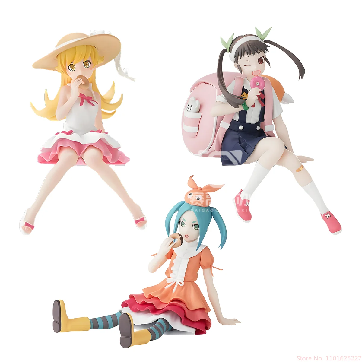 [متوفر] مجموعة تمثال Sega الرسمية Monogatari (Nisemonogatari) (O. Shinobu/H. مايوي/أو. يوتسوجي/إس. هيتاجي)، المقتنيات الأصلية