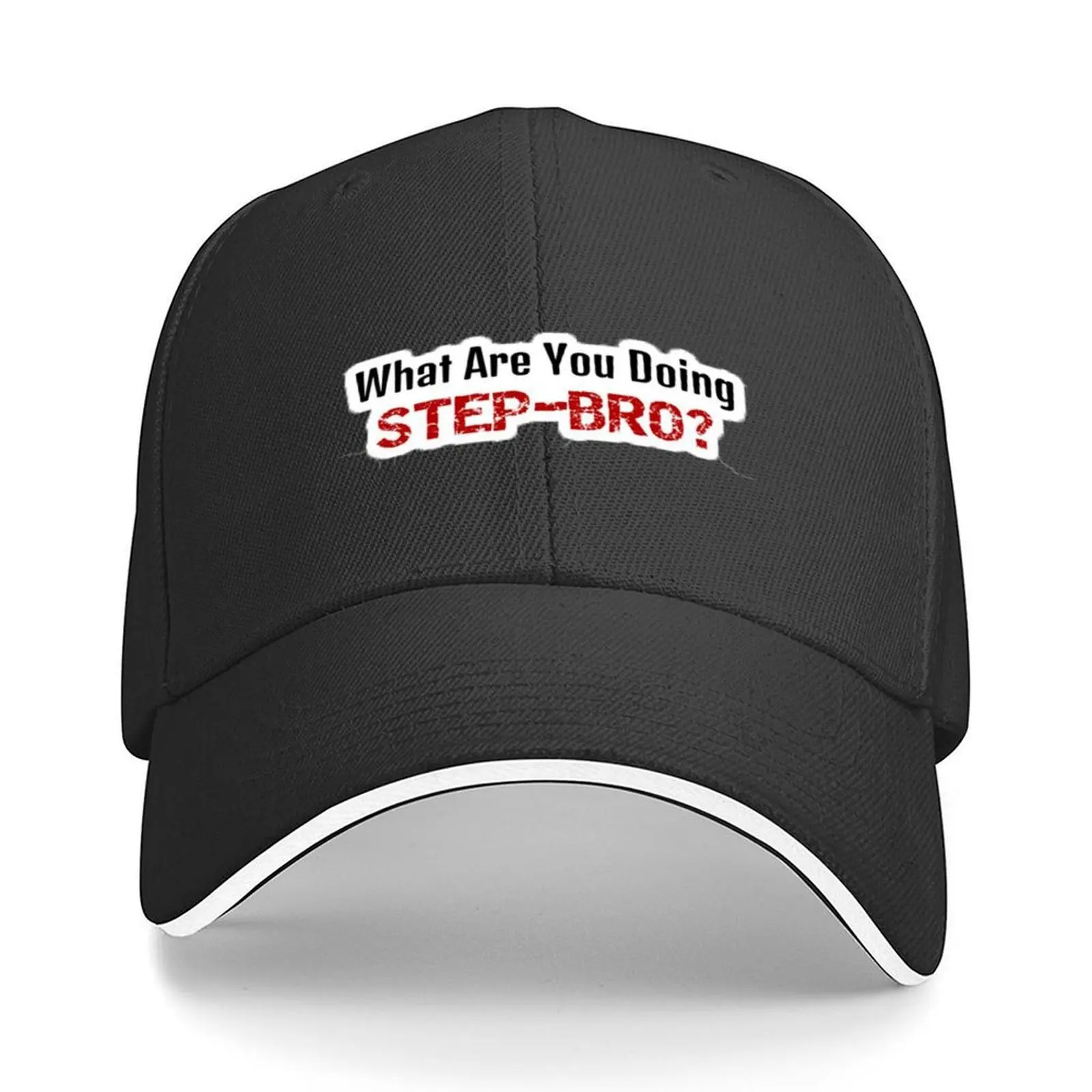 

What Are You Doing Step Bro Meme T-Shirt Mask Cap Sticker Best Seller Baseball Cap hats for men luxury caps cute Male Women's
