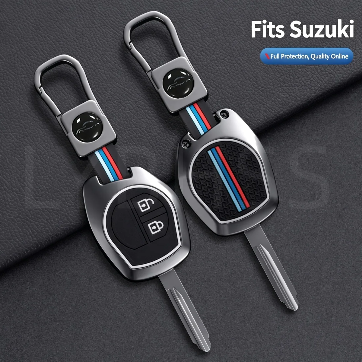 Metal Car Key Cover Fob Case Shell for Suzuki Swift Ignis Vitara Liana Ciaz Baleno SX4 Grand Ciaz Spresso Celerio Jimny Jeemny