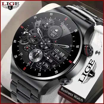 ECG ECG+PPG Bluetooth call smart watch men 2023 sports bracelet NFC waterproof special watch face men smart watch for IOS Android