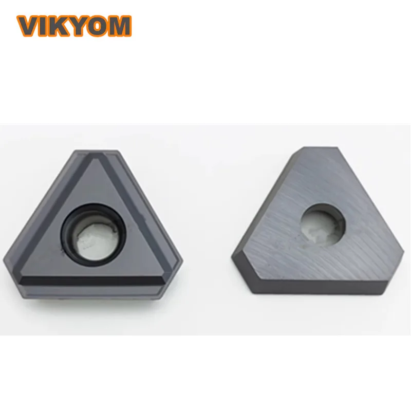 10 Pcs Cylinder Hydraulic Scraping Rolling Scraping Rolling Cutter Deep Hole Boring Drilling Insert TPHX3306 CNC Tool