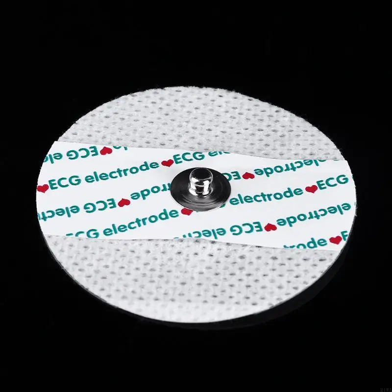 R1WA 50x/Set Professional Non-woven Electrode Disposable Electrode Pads for ECG Heart Electrocardiograph Fittings