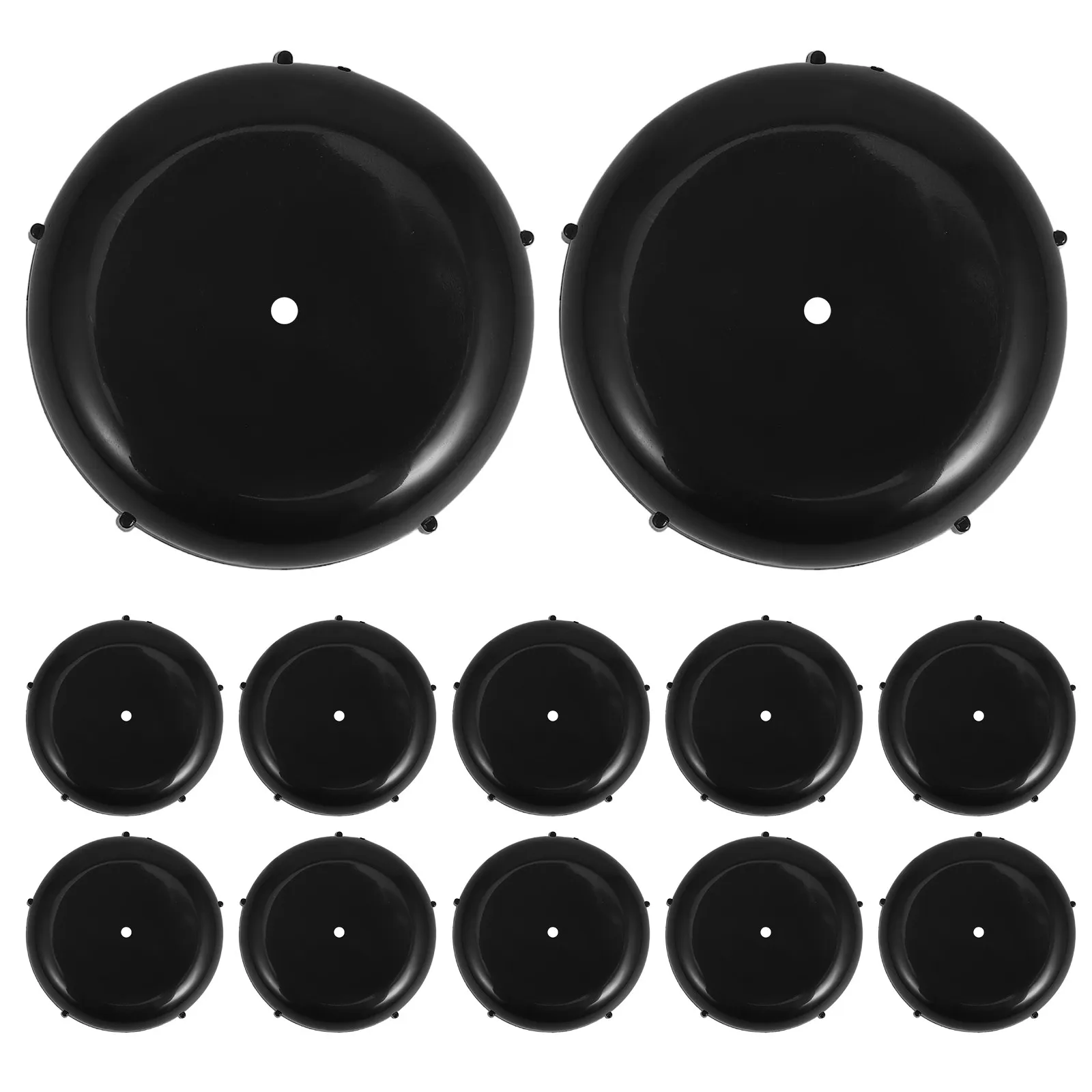 24Pcs Furniture Leg Pads Chair Feet Protectors Plastic Round Caster Cups Stopper for Hardwood Floors Furniture Floor Protection