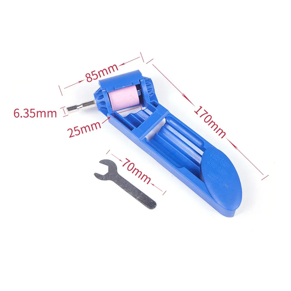 2.0-12.5mm Portable Drill Bit Sharpener 1 Set Corundum Grinding Wheel Bit Tool Twist Drill Bit Sharpening Machine