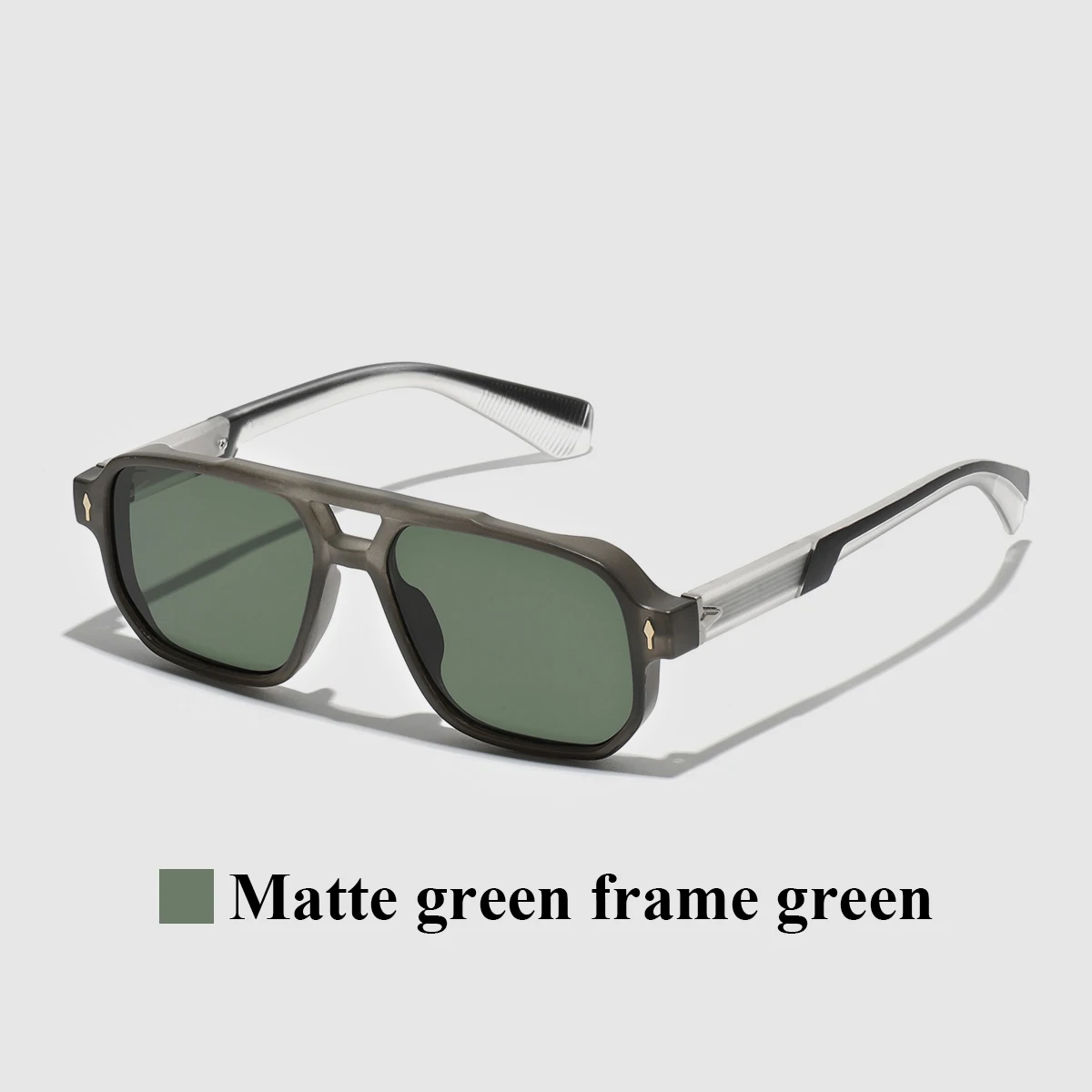 Retro 2026 Transparente Sonnenbrille für Herren und Damen, Luxusmarken-Designer, UV400-Schutz, Stylisch für Autofahren & Outdoor