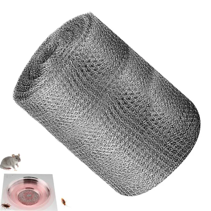 

Stainless Steel Wire Mesh Roll Double Layer Unwanted Guests Block Cover Flexible Unwanted Guests Block Cover Wire Mesh Hole Fill