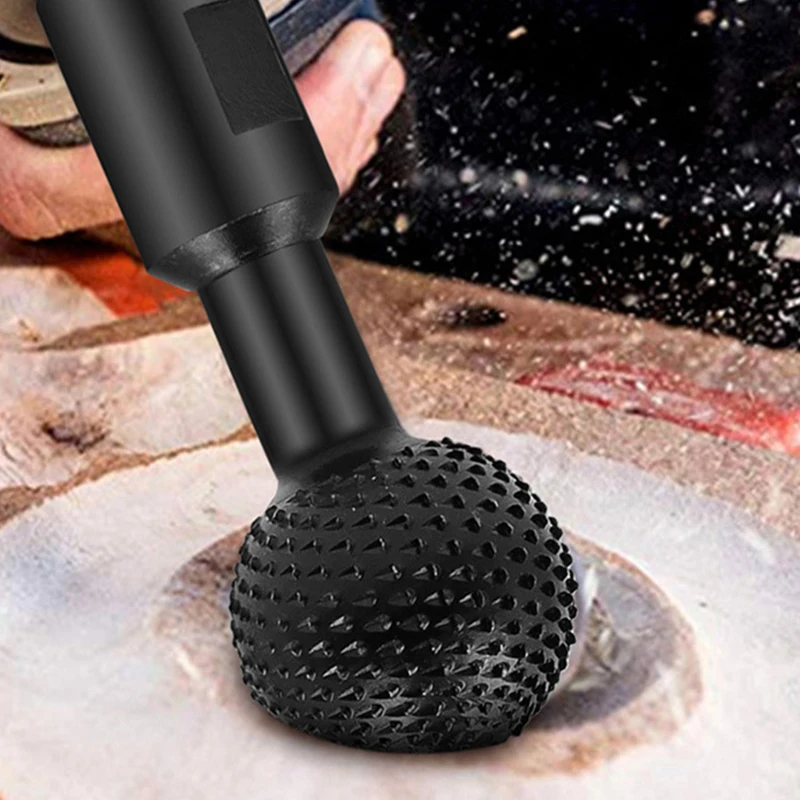 Angle grinder spherical grinding head 10/14mm wood carving and polishing abrasive woodworking milling cutter