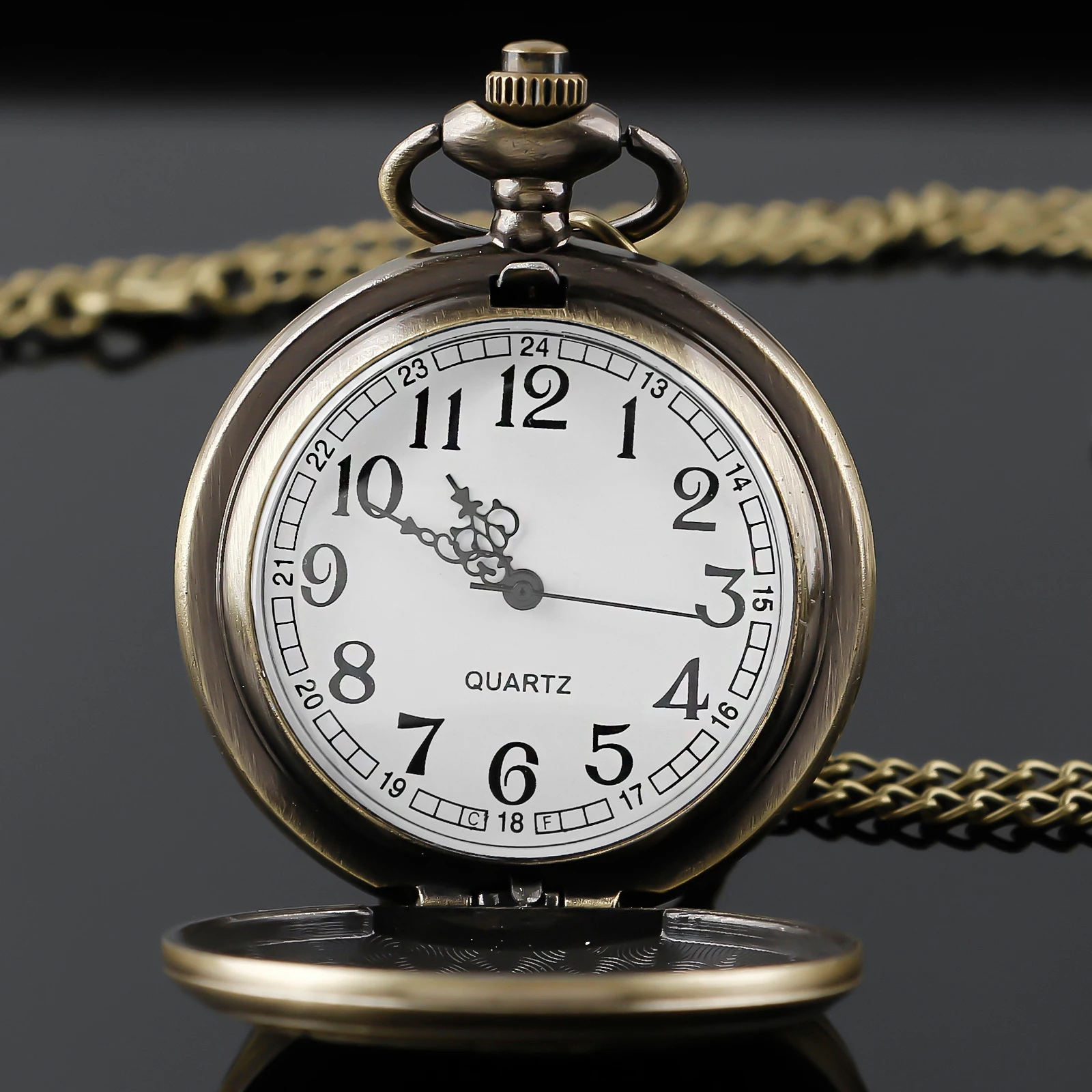 Vintage Classic Doctor Moive Design ควอตซ์นาฬิกาพ็อกเก็ตนาฬิกาสําหรับผู้หญิงผู้ชาย Fob Chain เครื่องประดับอุปกรณ์เสริมของขวัญ