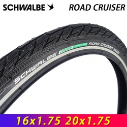 SCHWALBE ROAD CRUISER 20 Inch Black-Reflex Wired Bicycle Tire 47-406 20x1.75 for City Folding Bike Road Bike Cycling Parts