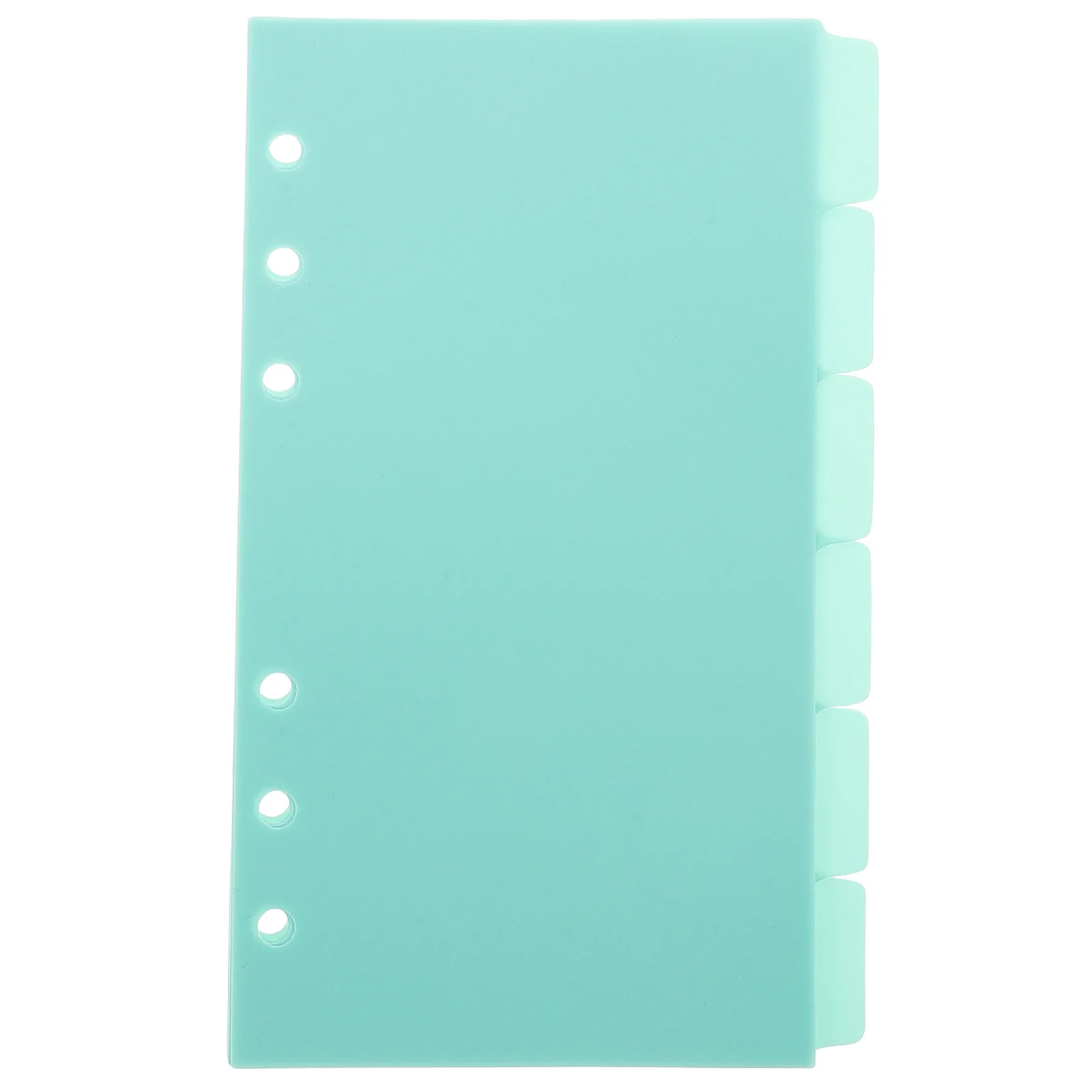 

6 Hole Punch Index Dividers A6 Purple Notebook Supplies Plastic Separator Pages Efficient Organization Binder Dividers