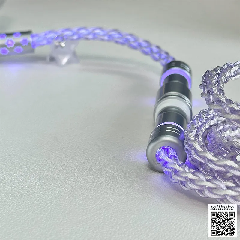 

Single-crystal Copper Aviation Connector RGB Purple 8k Magnetic Switch Keyboard Cable