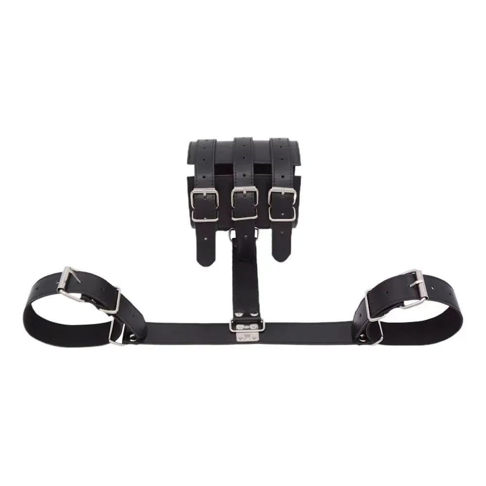 SM Bondage Bondage esclave féminin moduler menottes arrière inversées jouets sexuels contrainte sexuelle menottes en cuir réglables Sexy