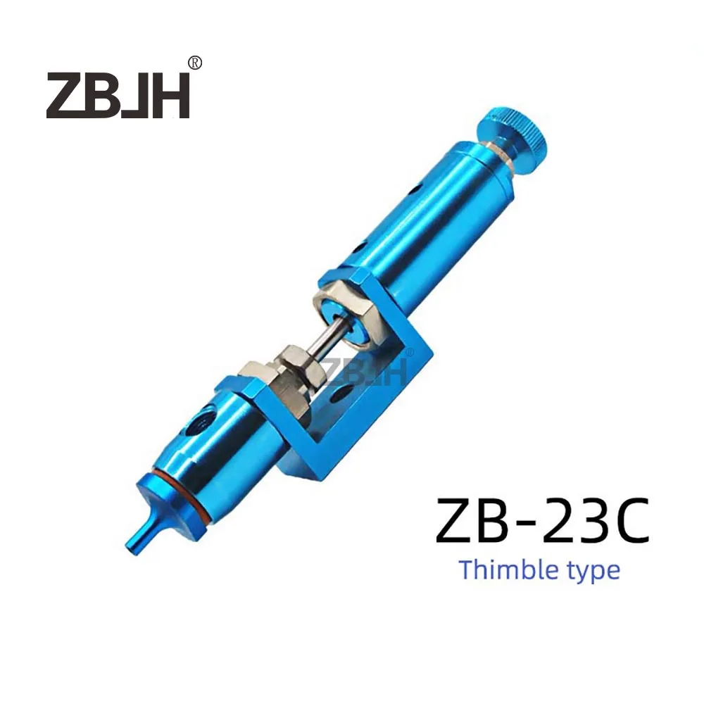 Dedal de válvula dispensadora de pegamento, tipo de succión trasera