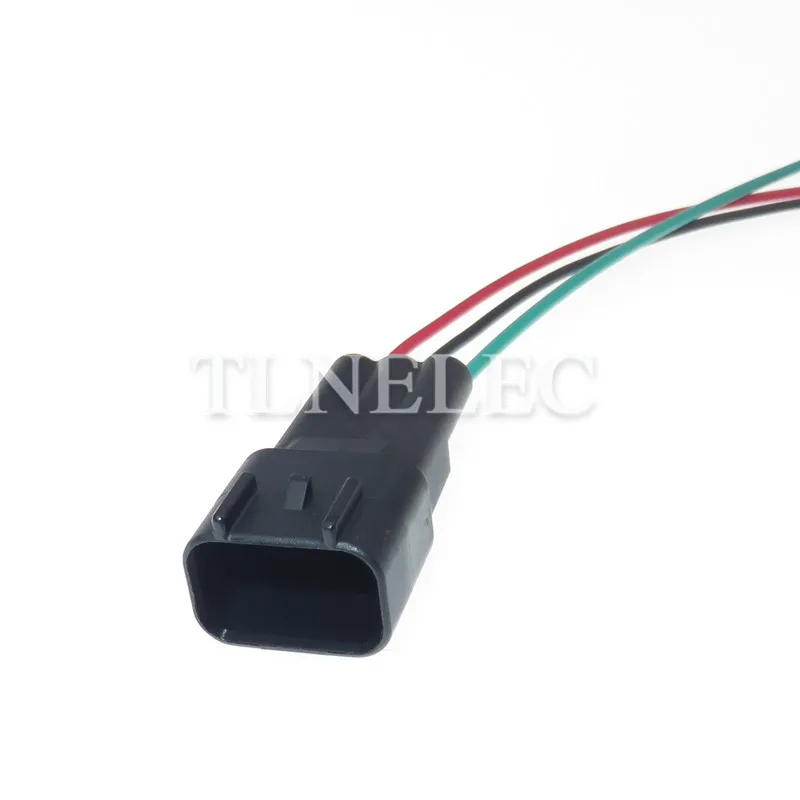 Conector de Cable automático de 3 pines con cables, Sensor de árbol de levas de cigüeñal automático, enchufes sellados para Ford Mondeo Focus Mazda
