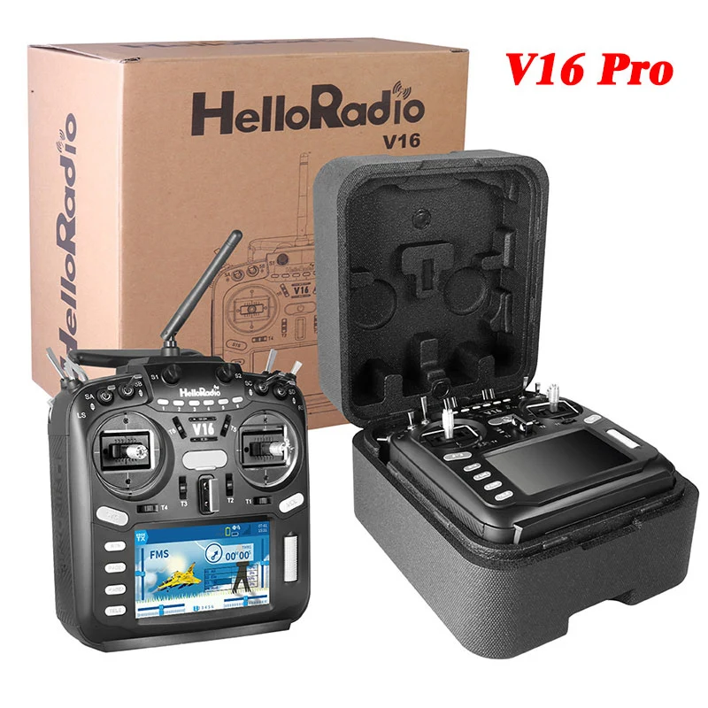 

HelloRadio V16 PRO 4in1 Multi Protocol Remote Control EDGTX Touch Screen For FPV Drone High-frequency HeadMachine Parts