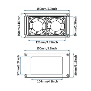 TytxRV Caravan Accessories DC12V 6W Black/White Exhaust Exhaust Exhaust Fast Oil Suction Kitchen Ventilation for MotorHome 10 Main Sales Kitchen Motorhome - №10
