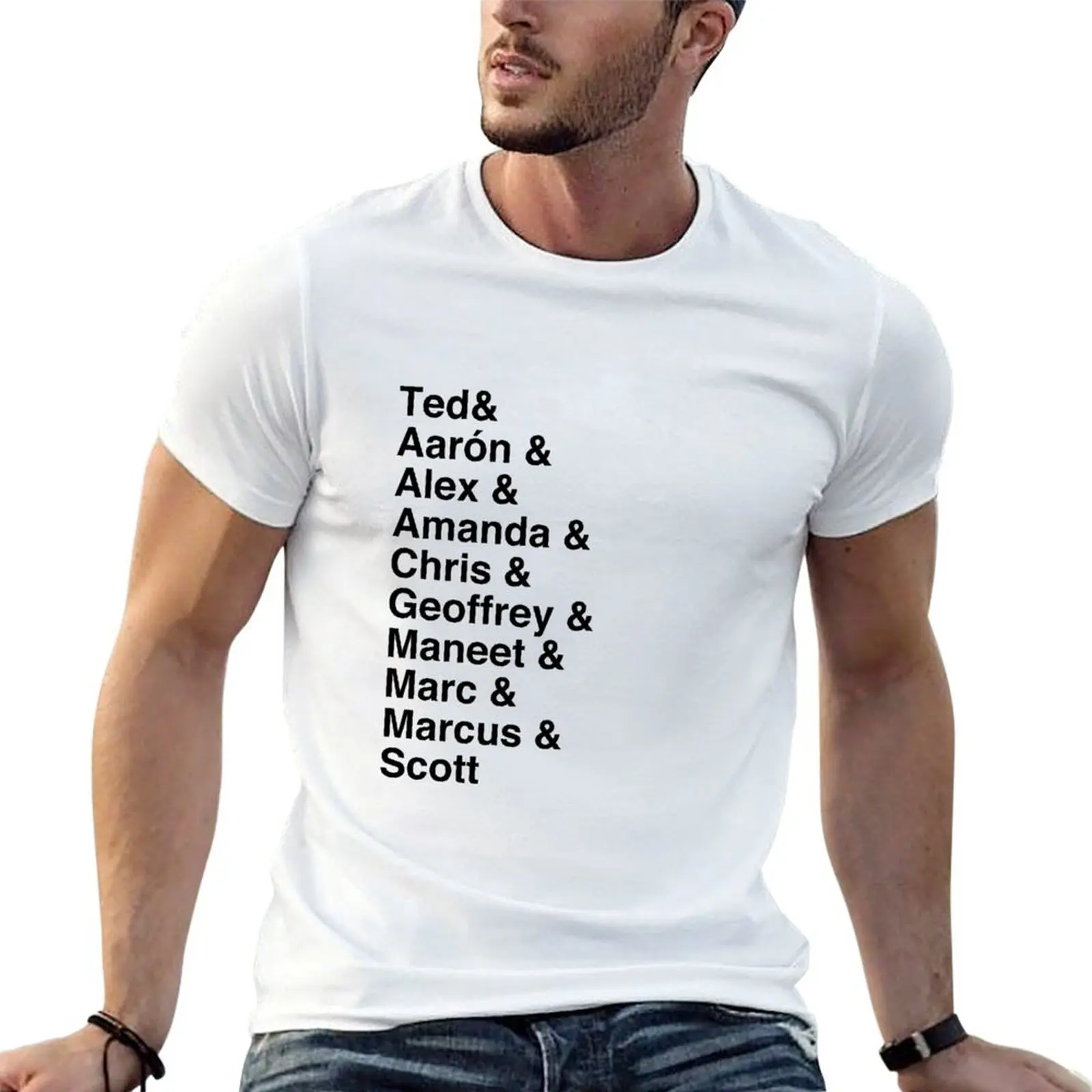 Camisa de presentador de verano, camiseta de algodón Judges, camiseta de hombre 100, Camisa de algodón para hombre por ciento picado y