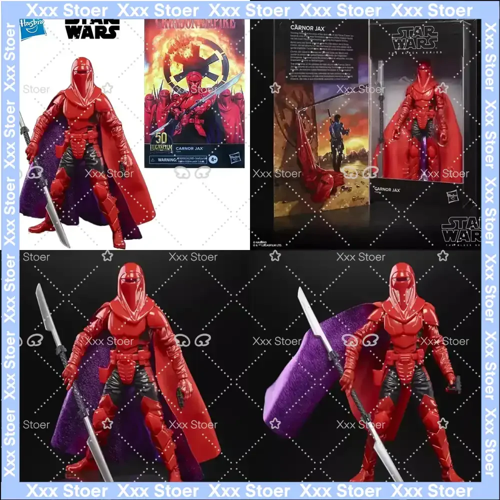 

Новая оригинальная фигурка Star Wars The Black Series Carnor Jax к 50-летию, коллекционная модель Hasbro, подарок