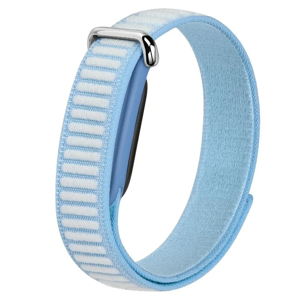 Pulseira de náilon macio, respirável e ajustável, para rastreador de atividades físicas, confortável e substituível, ideal para desporto, para Google 