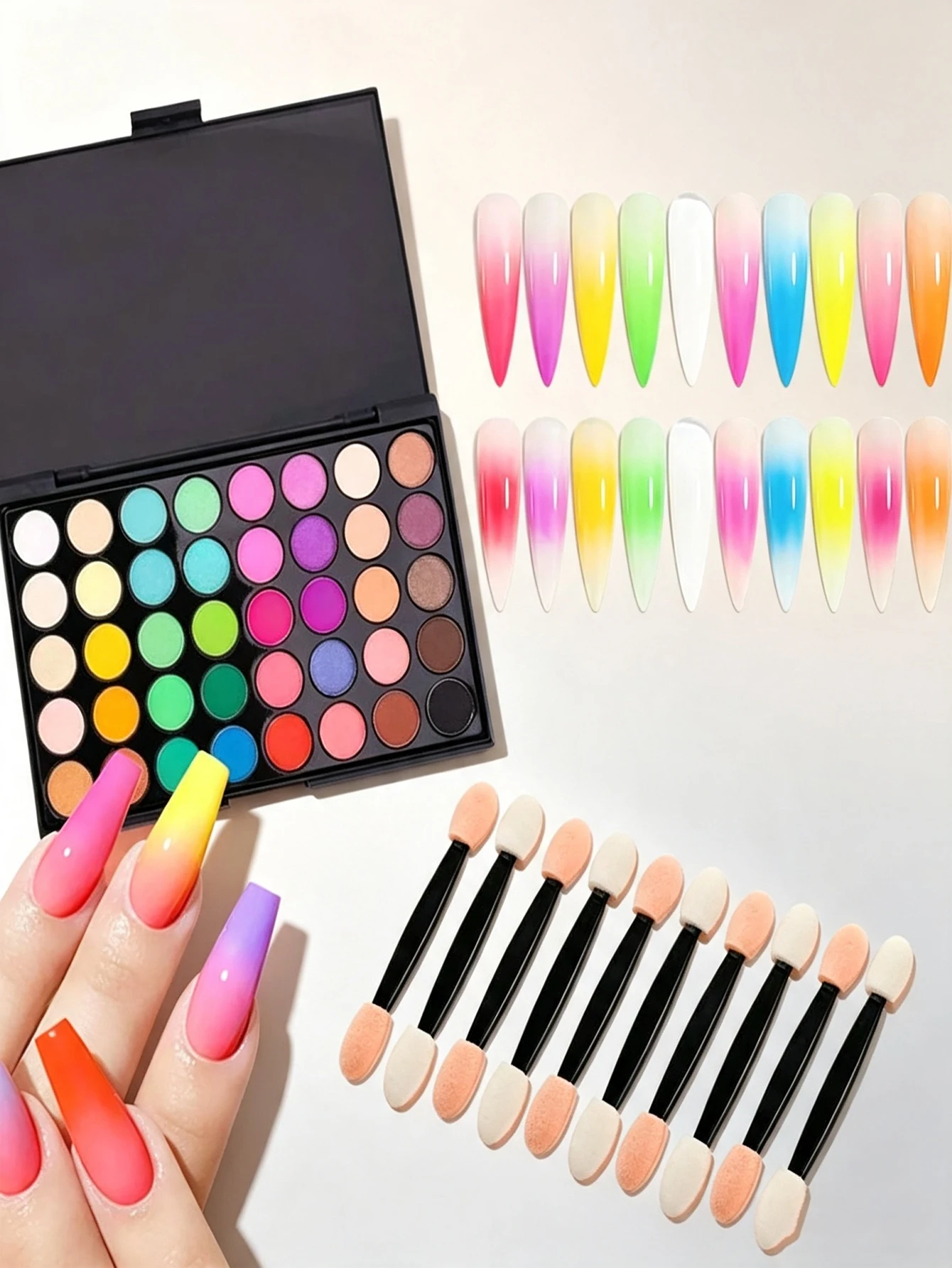 40 Renkli Yüksek Pigmentli Tır - Nail Art Glitter incelemesi ve fiyatı