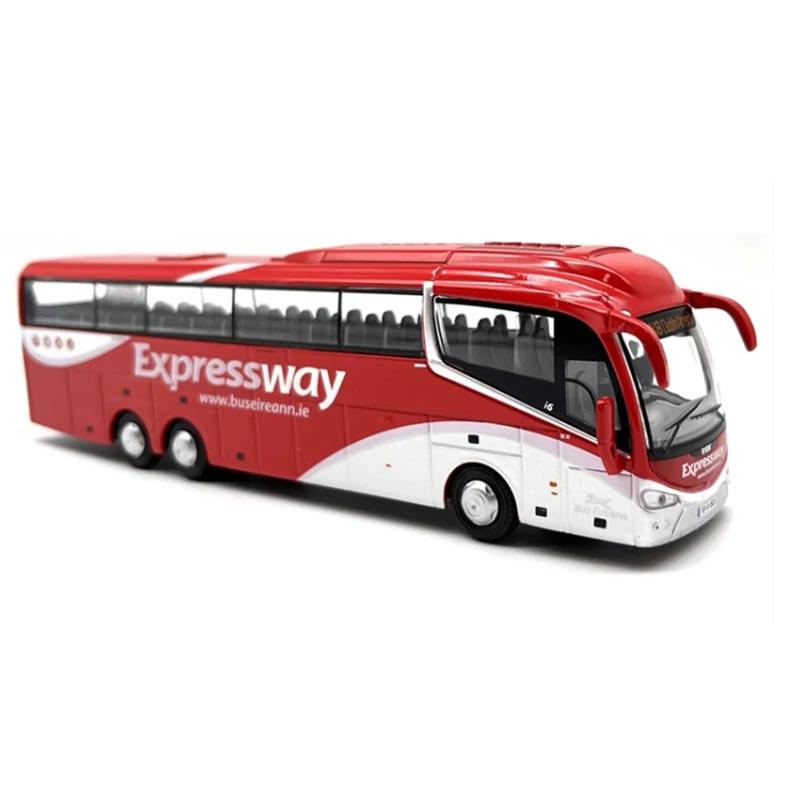 Diecast 1:76 Scale Original High Speed Bus I6 Alloy Automobile Model Exquisite Finished Product Simulation Toy Collection Gift