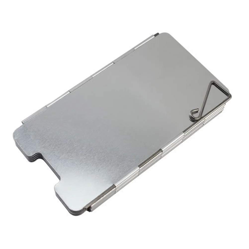 

9 Plates Aluminium Alloy Folding Stove Windscreen Camping Picnic Barbecue Outdoor Fuel Saving Shield Camping