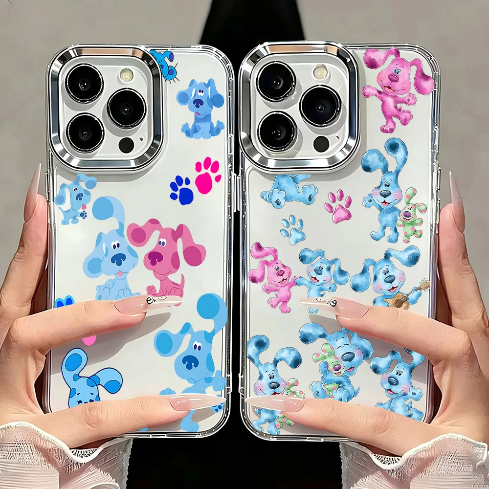 Coque de téléphone Blue's Clues, étui arrière transparent en Silicone TPU souple pour Google Pixel 10 9 8 7 8A 9A XL Pro 4G 5G, nouvelle collection