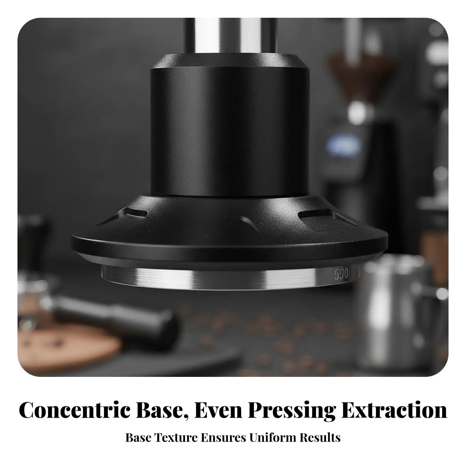 Coffee Tamping Tool Constant Pressure Spring Loaded Design for Espresso Maker Accessories Fit