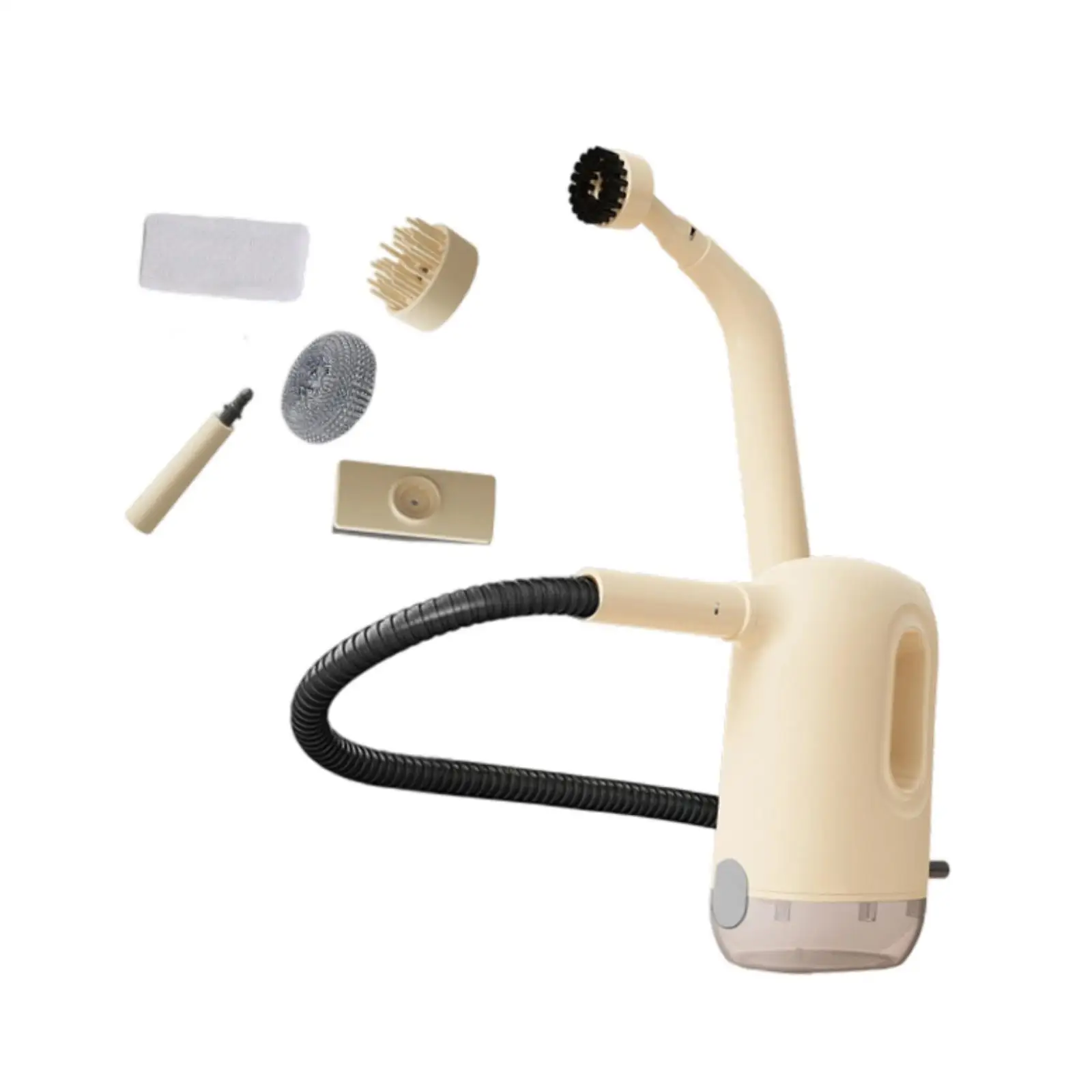 

Handheld Steam Cleaner Remaval Stains Visual Water Tank Stable Mini for Range Hood Kitchen Home Appliance Air Conditioner Carpet
