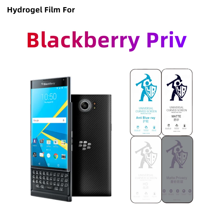 2 шт. матовая Гидрогелевая пленка для Blackberry Priv HD Защита экрана для Blackberry Priv Уход за глазами матовая защитная пленка