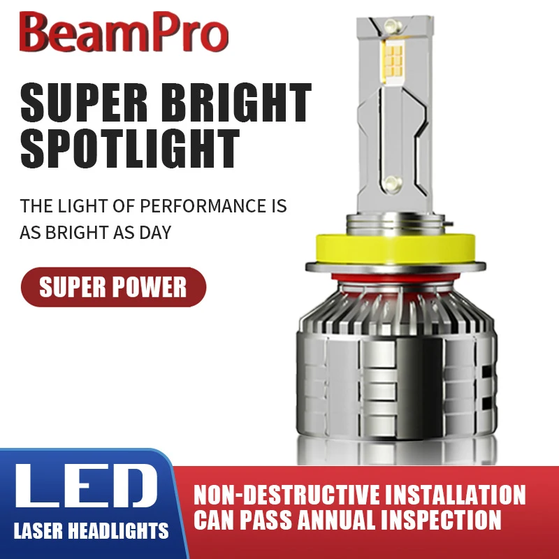 BeamPro 100000LM H7 H4 H11 LED Headlight 320W High Power H1 H8 H9 HB4 HB3 9005 9006 9012 HIR2 Turbo Lamp 6000K 12V 24V Car Light